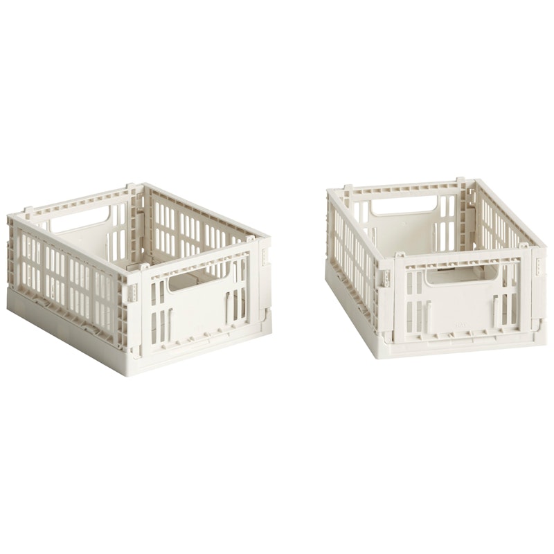 Colour Crate Opbevaringskasser Mini 2-pak, Offwhite