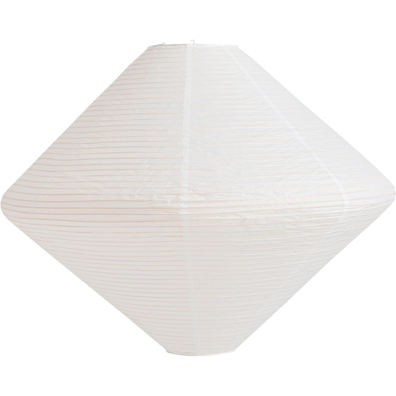 Paper Shade Diamond 80 Lampeskærm, Classic White