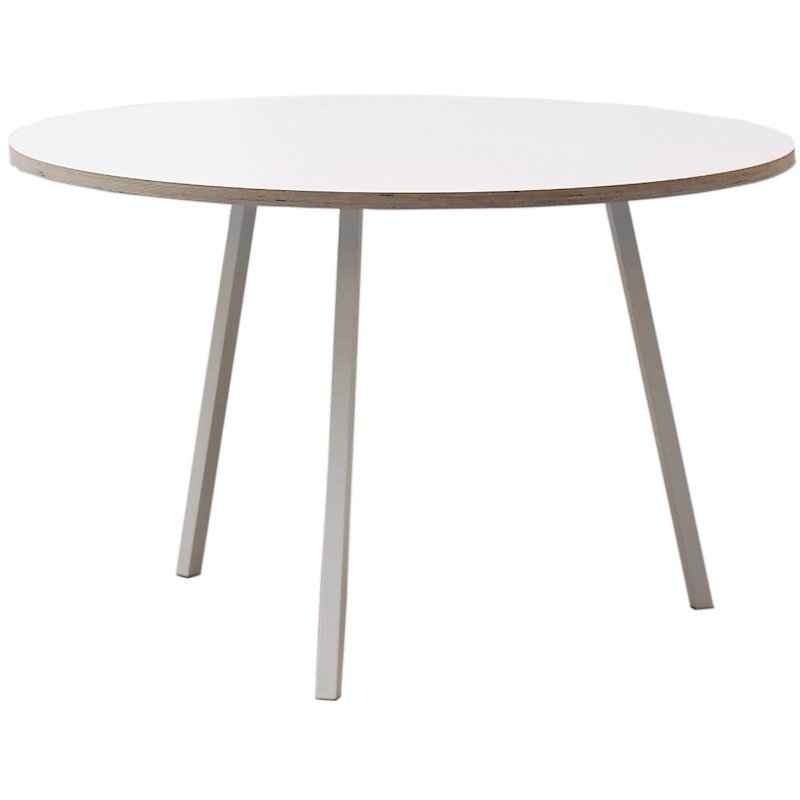 Loop Stand Round Table Ø120, Hvid