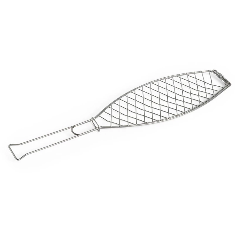 Outdoor Market BBQ Fish Grill, Stainless Steel