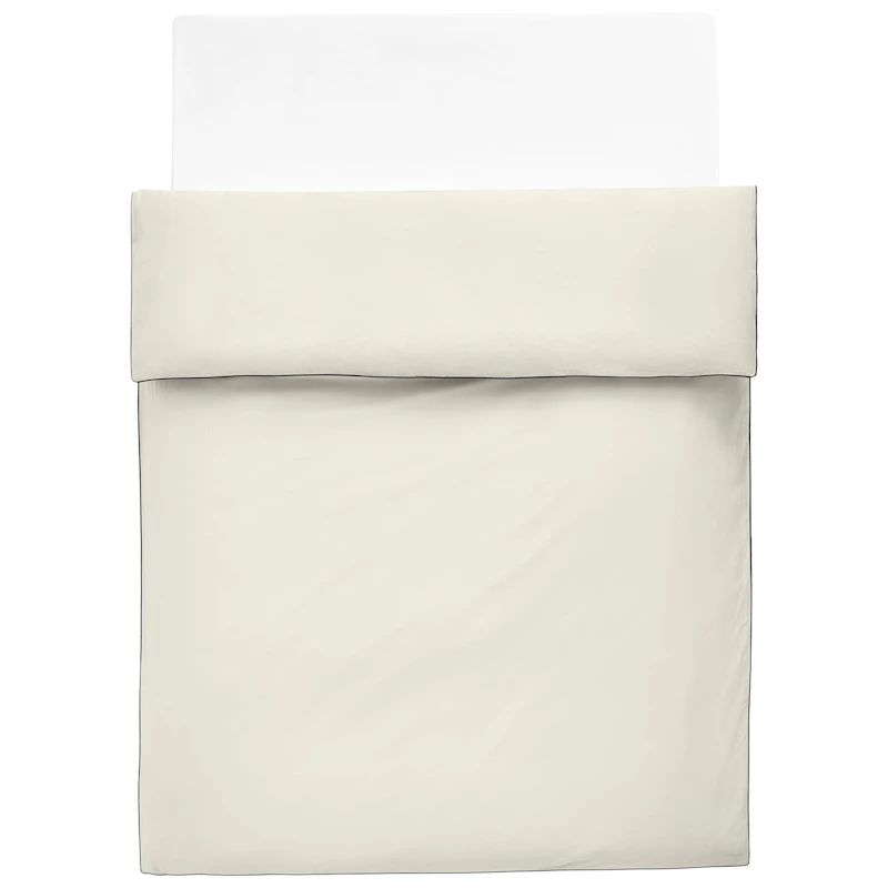 Outline Dynebetræk Dobbelt 220x220 cm, Ivory