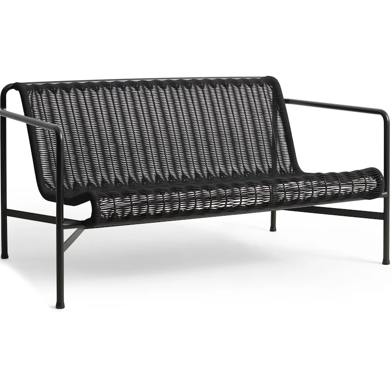 Palissade Cord Loungesofa, Antracitgrå