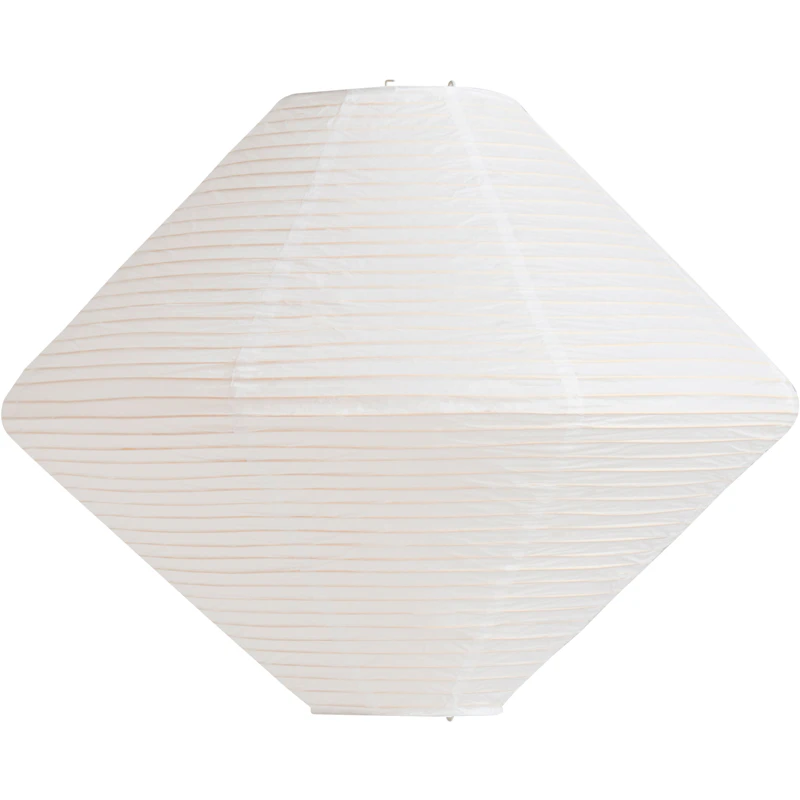 Paper Shade Diamond 60 Lampeskærm, Classic White