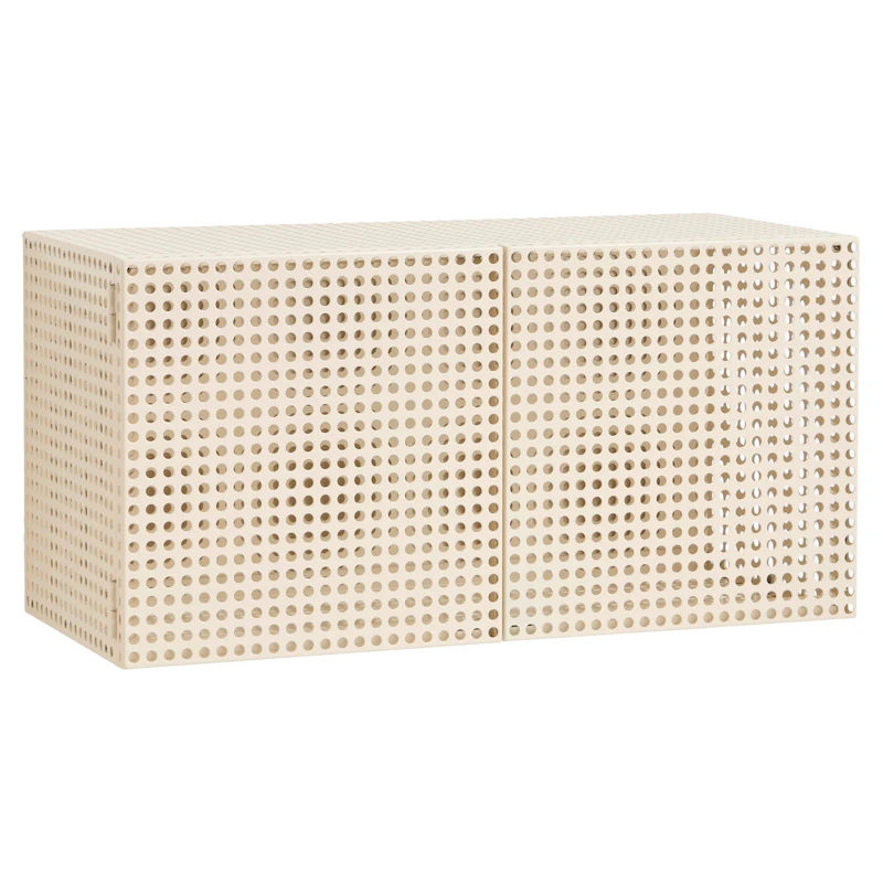 Perforated Vægskab, Eggshell
