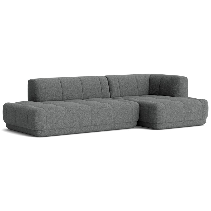 Quilton 3,5-Personers Sofa Konfiguration 21 Højre, Flamiber C8 Charcoal
