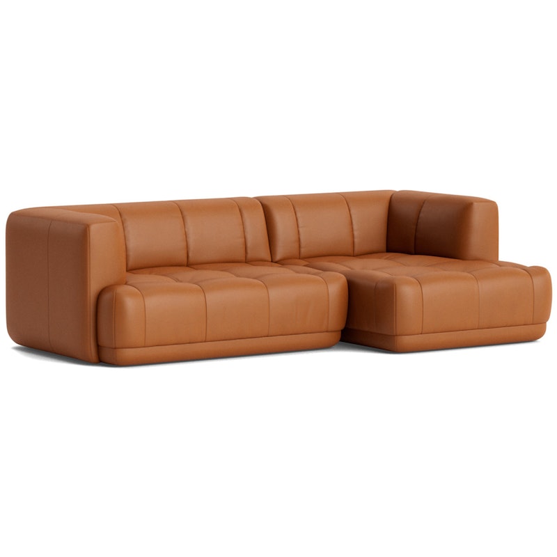 Quilton 3-Personers Sofa Konfiguration 19 Højre, Læder Nevada NV2488