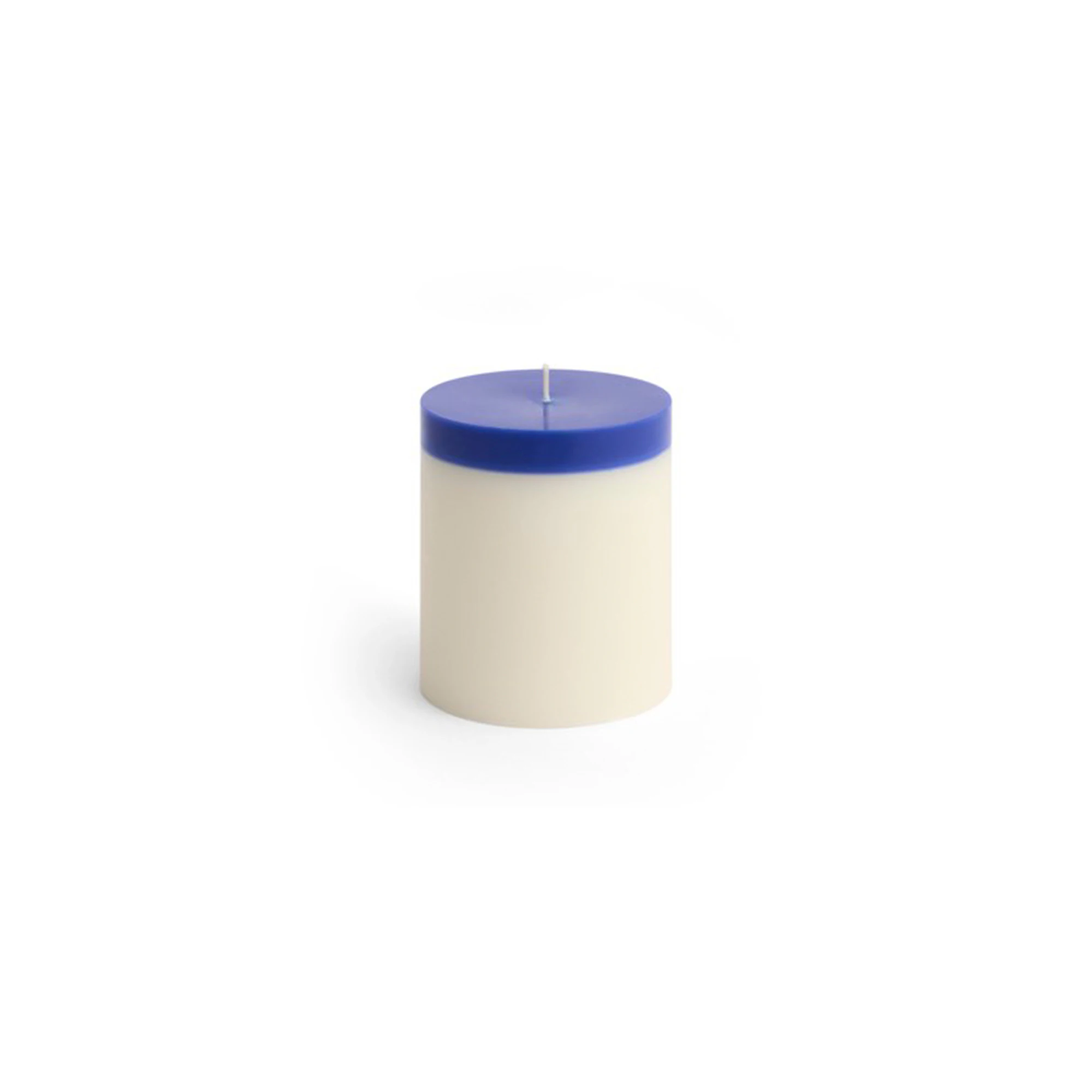 Hay Silo Stearinlys Medium Ivory / Royal Blue - Lys Paraffin Elfenben - AG066-A602-AV66