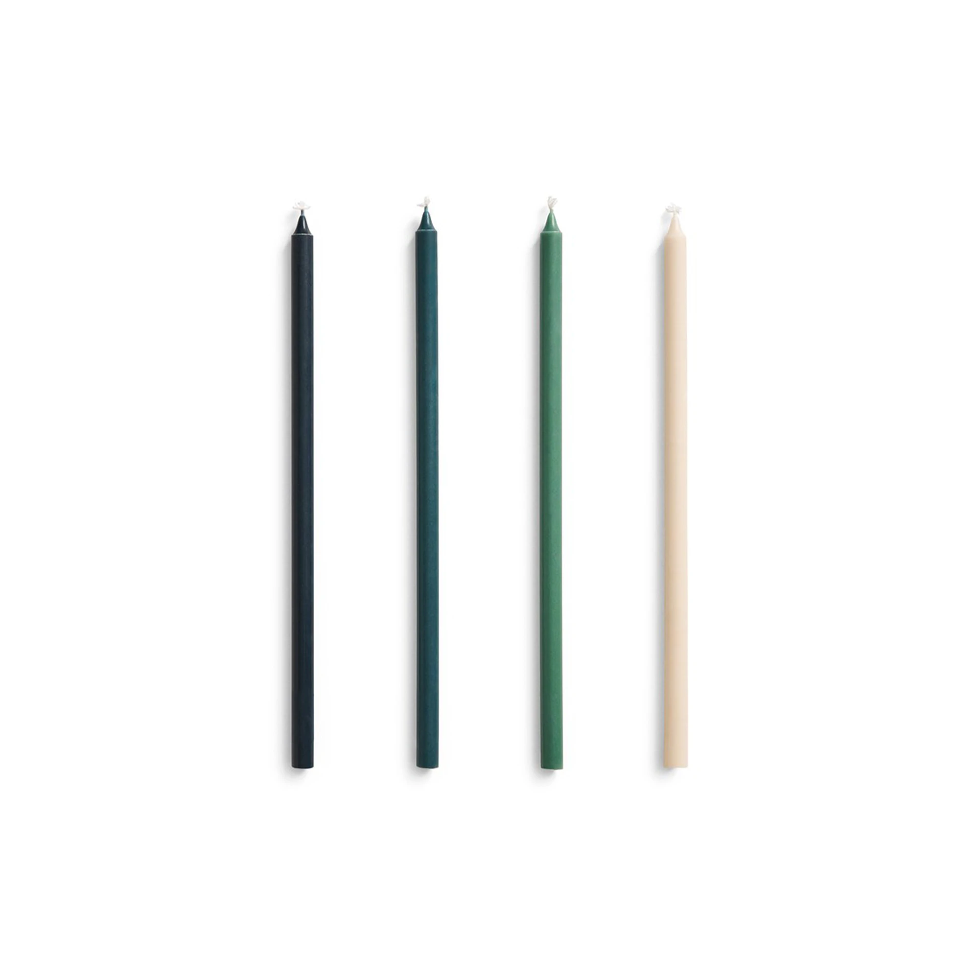 Hay Slim lys 4-pak t - Lys Stearin Gr&oslash;n - AG065-A908-AU44