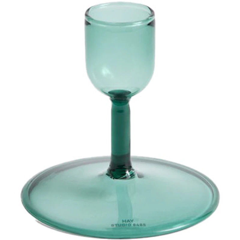 Tiny Candleholder Straight, Aqua