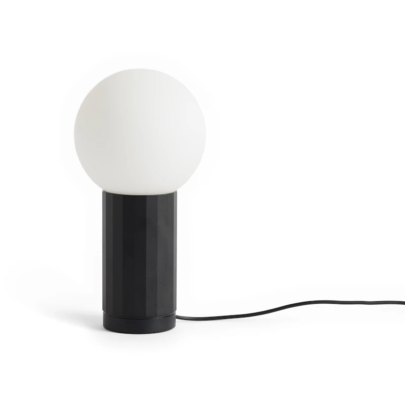 Turn On Bordlampe, Sort