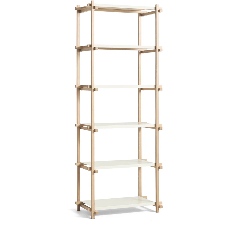 Woody Reolsystem 2.0 Column High Soaped Oak / Almond White