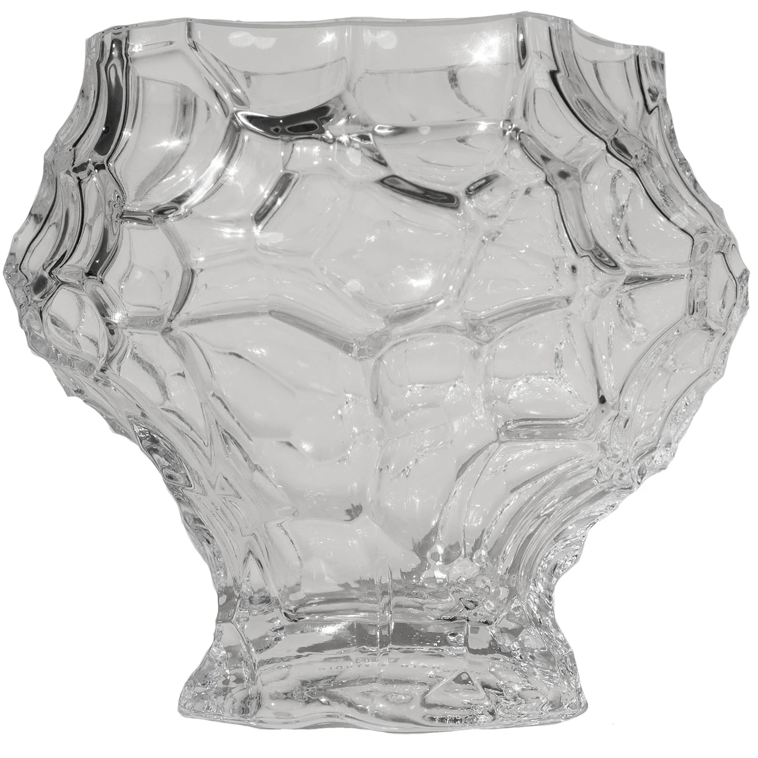 Hein Studio Canyon Medi- Clear Vase 18 Cm - Vaser Glas Klar - 1518