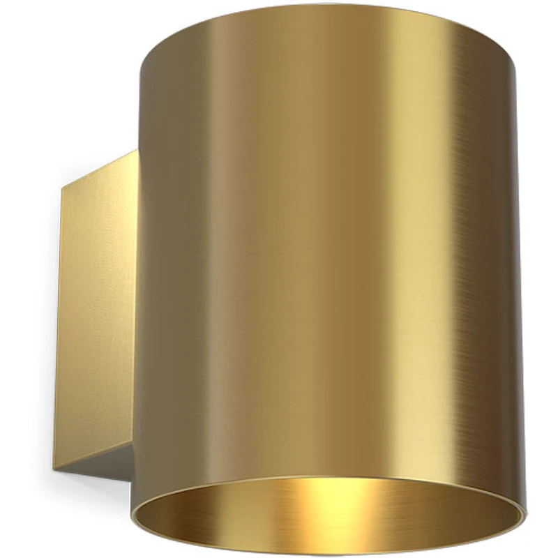 Evoke Væglampe 120 mm, Silkemat Messing