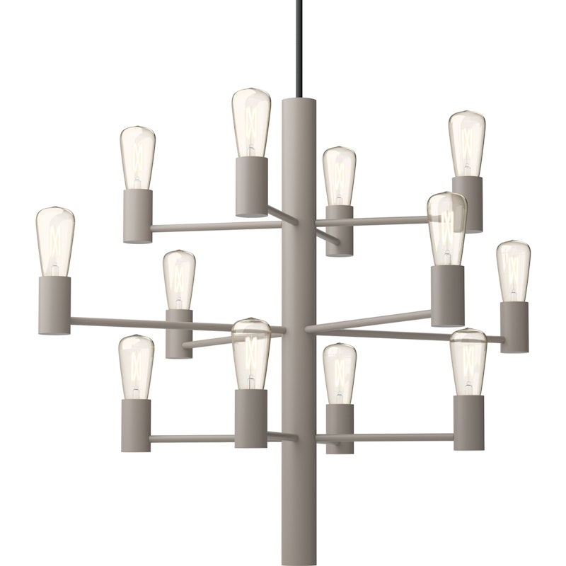 Manola 12 Lysekrone Dæmpbar LED, Beige