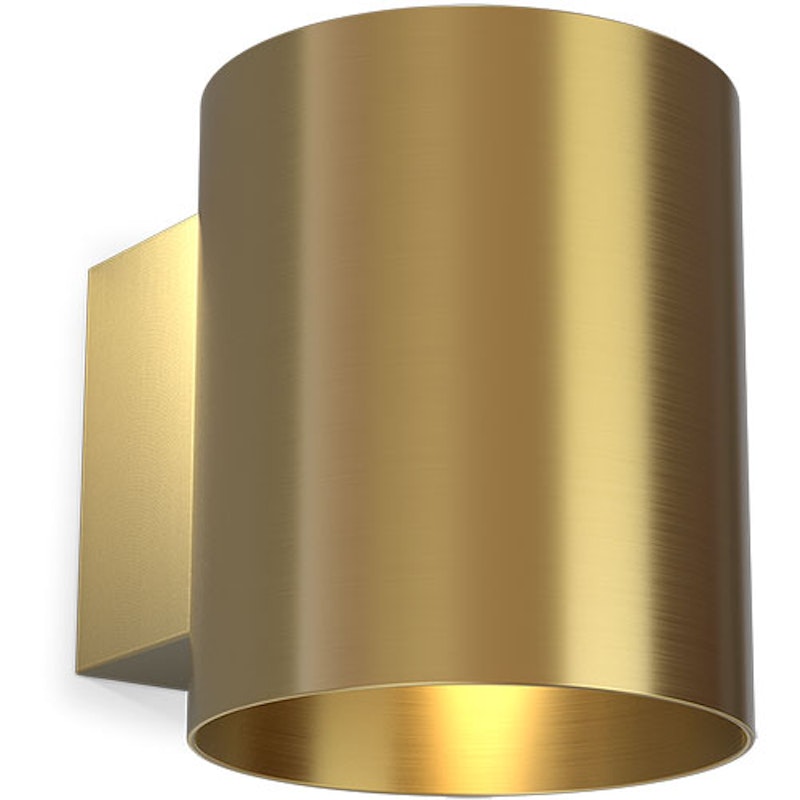 Evoke Væglampe 120 mm, Silkemat Messing