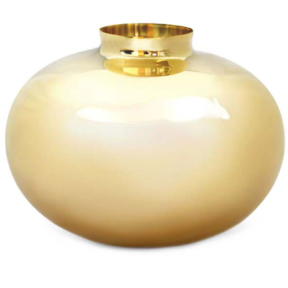 Hilke Collection Amico Vase &Oslash;20 Cm - Vaser Messing - 2022-0107