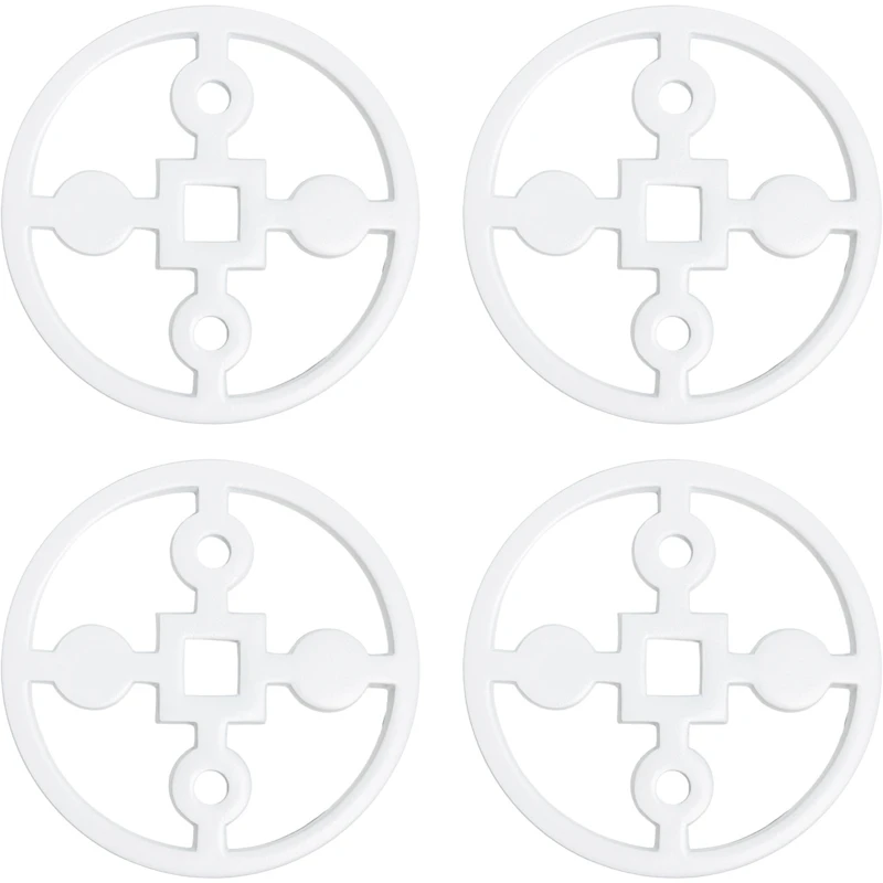 Anima Gemella Glasbrikker Ø10 cm 4-pak, Hvide