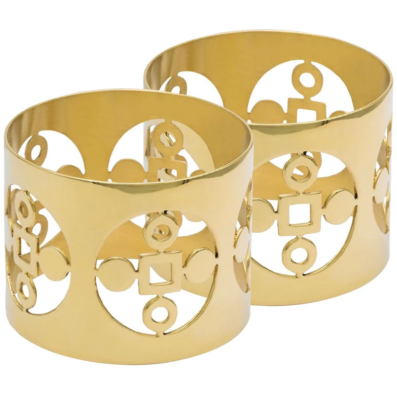 Anima Gemella Servietring 2-pak, Messing