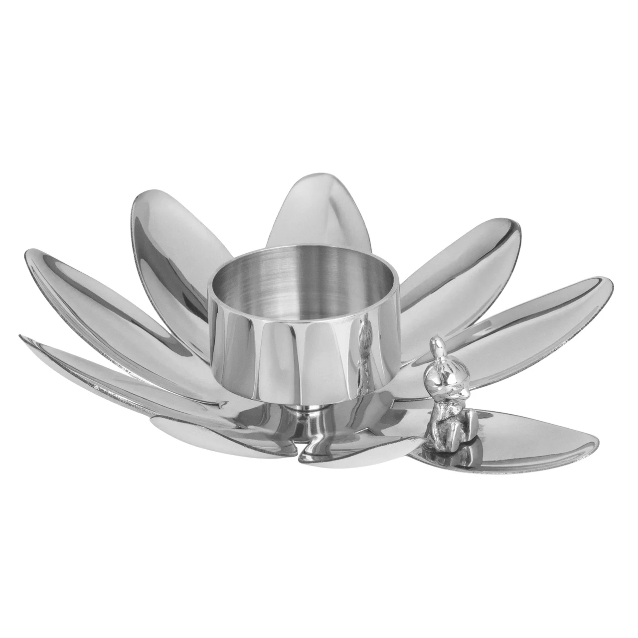 Hilke Collection Hilke X Mumitrold Fyrfadsstage Lilla My Forniklet - Lysestager Messing Silver - 2025MXHCSLMNP