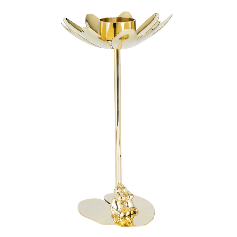 Ljusstake Hilke X Mumitrold & Snorkfrøken Lysestage, Messing