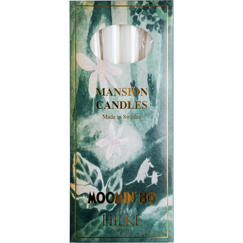 Hilke Collection Mumitrold Stearinlys 6-pak t - Lys Paraffin Hvid - 2024MXHMC