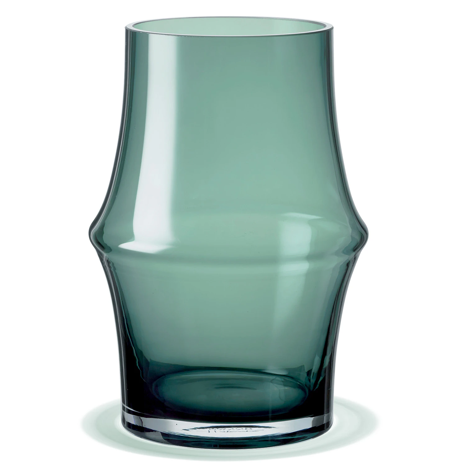 Holmegaard Arc Vase M&oslash;rkegr&oslash;n - Vaser Mundbl&aelig;st Glas Dark Green - 4340260