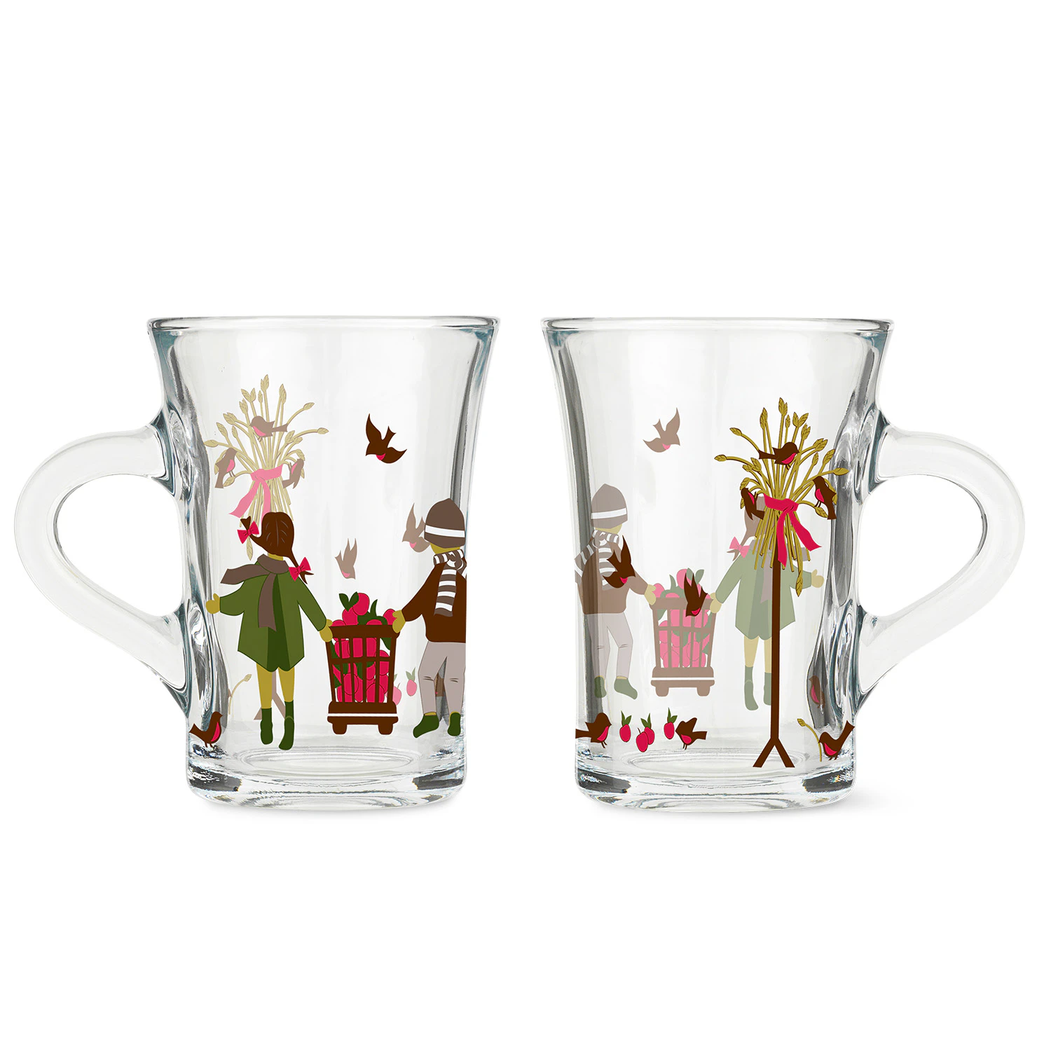 Holmegaard Hot Drink-glas 2-pak Flerfarvet - Gl&oslash;ggkrus Maskinst&oslash;bt Glas Multi - 4800491