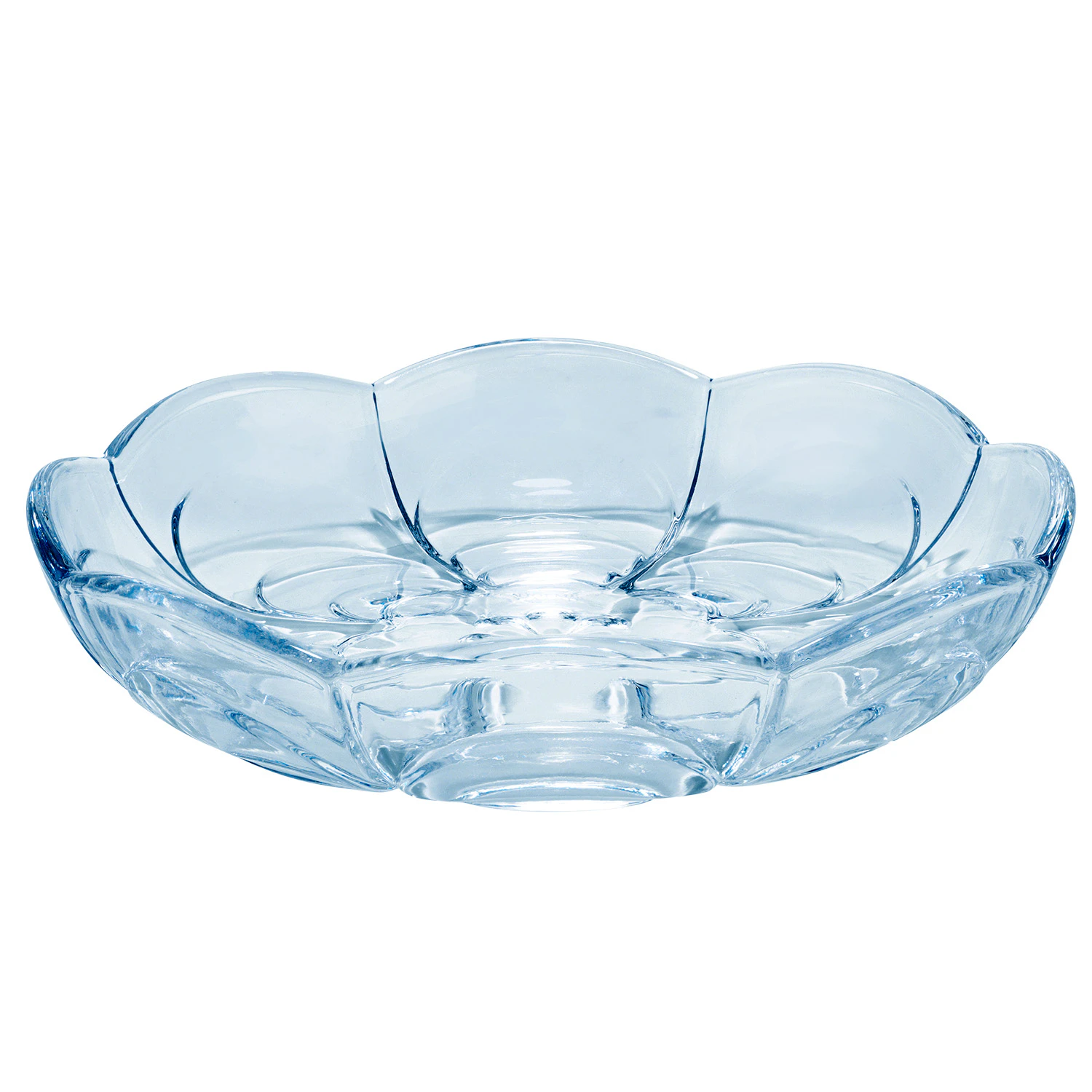 Holmegaard Lily Desserttallerken &Oslash;16 Cm 2-pak - Dessertsk&aring;le Glas Blue Iris - 4344423
