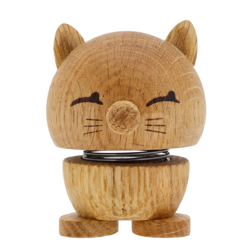 Hoptimist Cat Figur, Eg