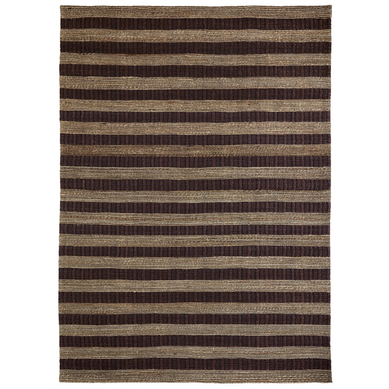 Block Tæppe 160x203 cm, Brunt/Natur