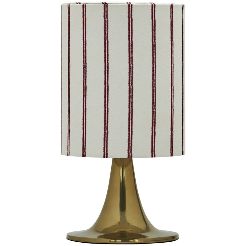 Tulip Bordlampe, Antik Messing