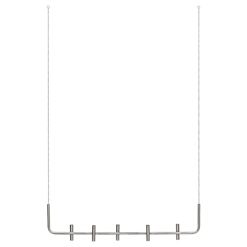 Maxi Lysestage, Antique Silver
