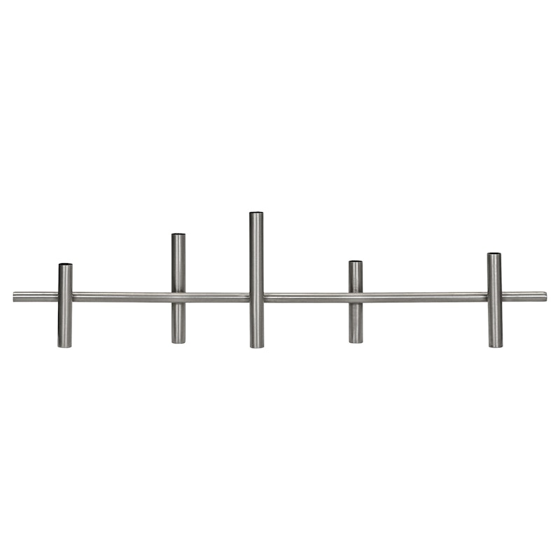 Maxi Lysestage 80 cm, Antique Silver