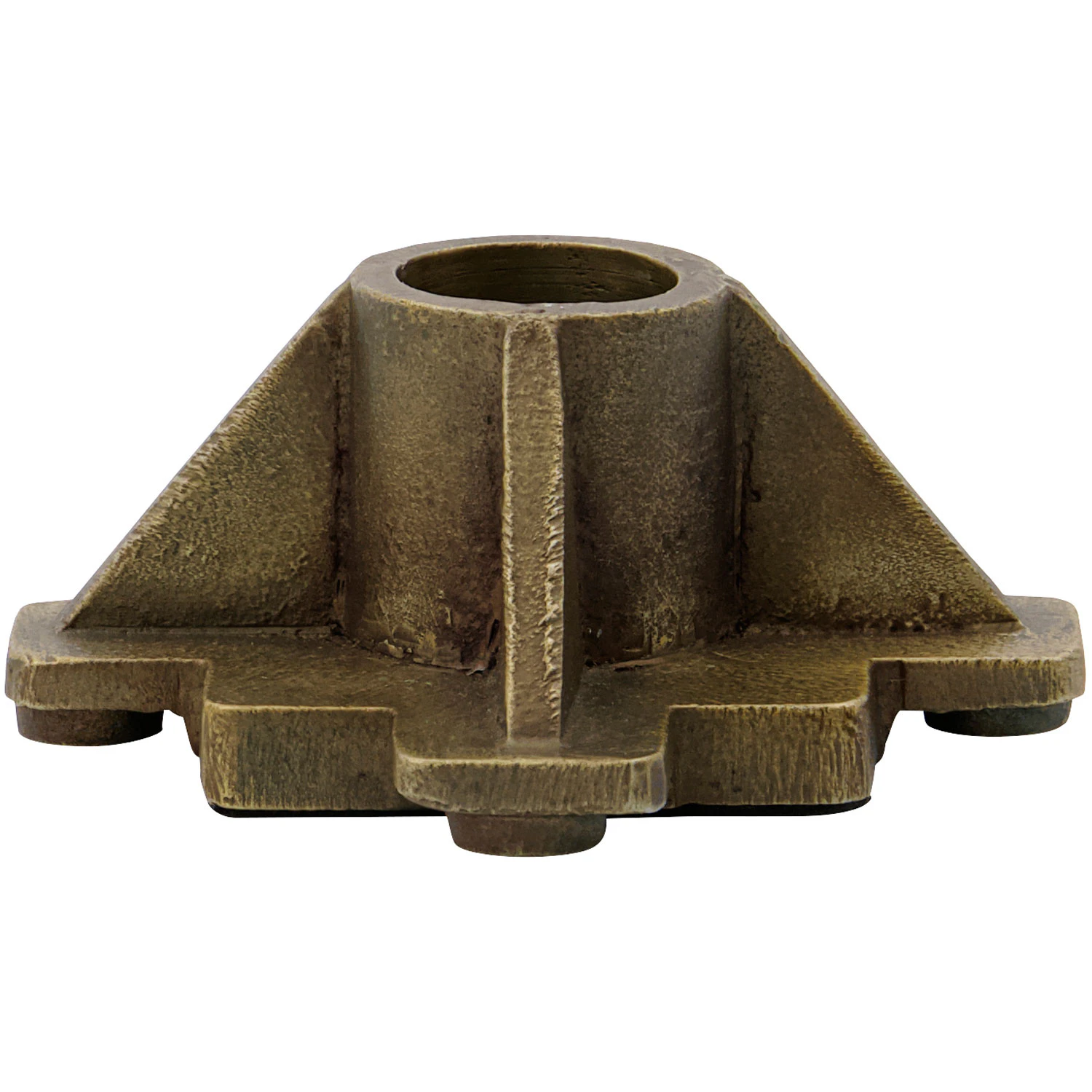 House Doctor Castle Lysestage Antik 9x9 Cm - Lysestager Aluminium Messing - 205341800