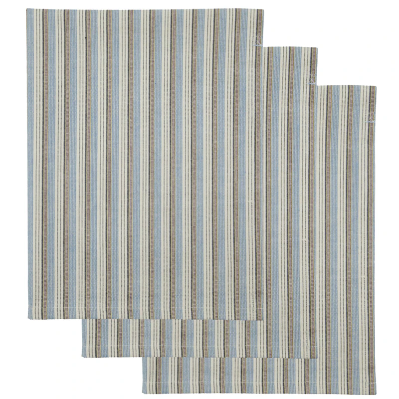 Cook Viskestykke 55x75 cm 4-pak, Blåt/Sand