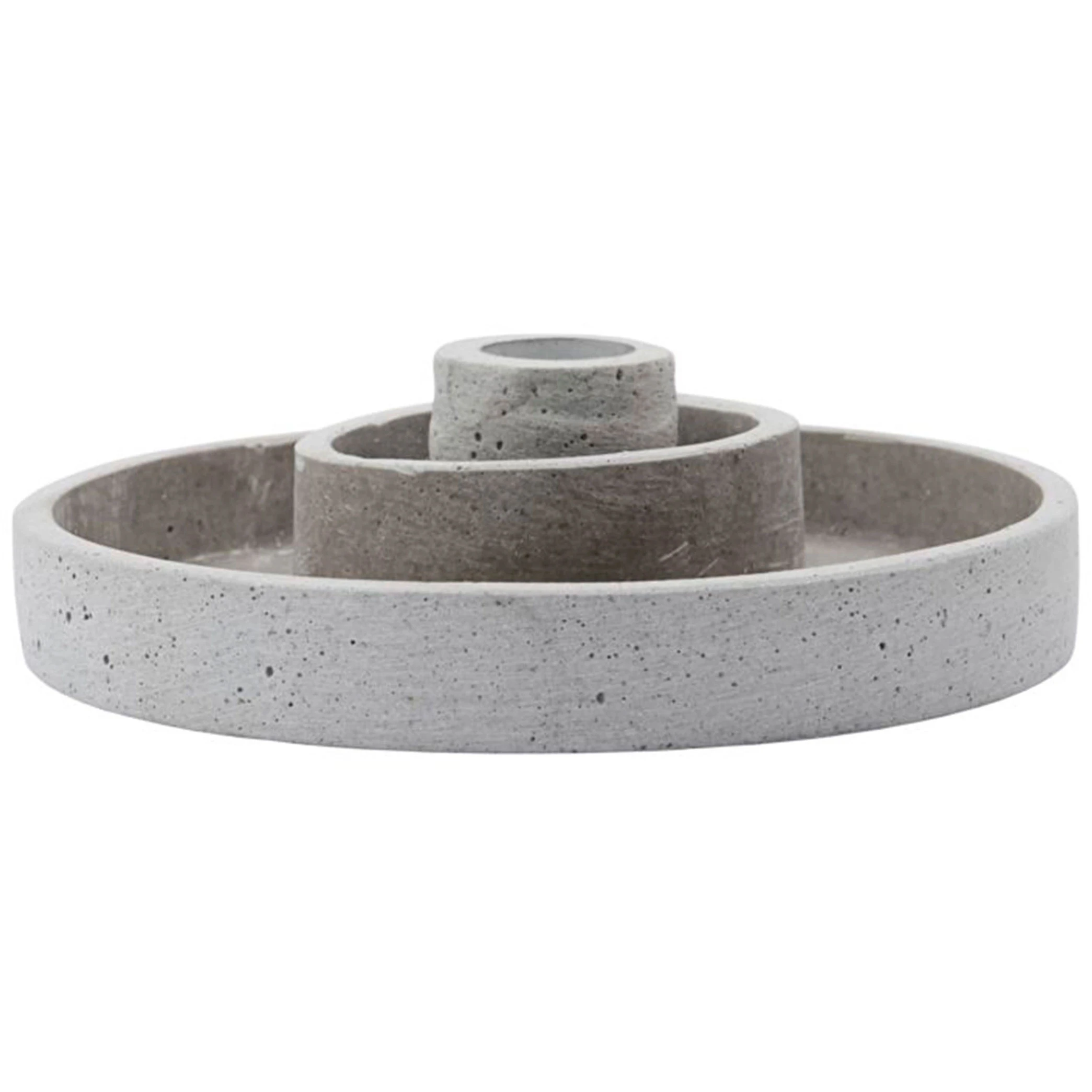 House Doctor Daca Candlestick Grey - Lysestager Polystone Gr&aring; - 207871040