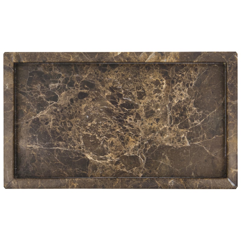 Able Bakke Marmor 14x24 cm, Brun