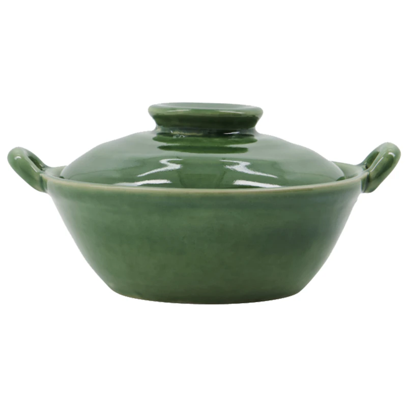 Diva Krukke Med Låg Ø16,5 cm, Grøn