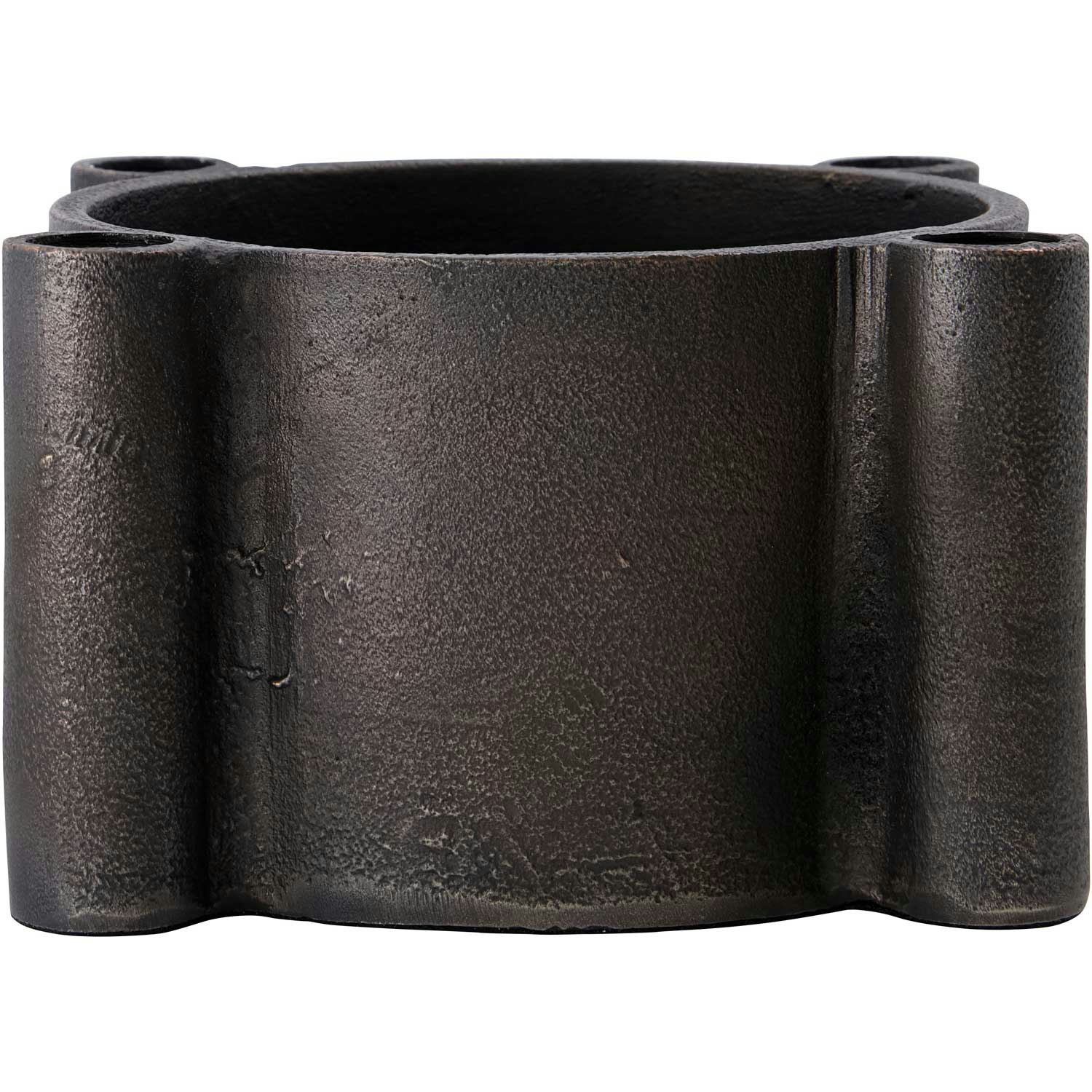 House Doctor Four Lysestage &Oslash;15x10 Cm - Kalenderlys & Lysestager Aluminium Antik Kobber - 206205000