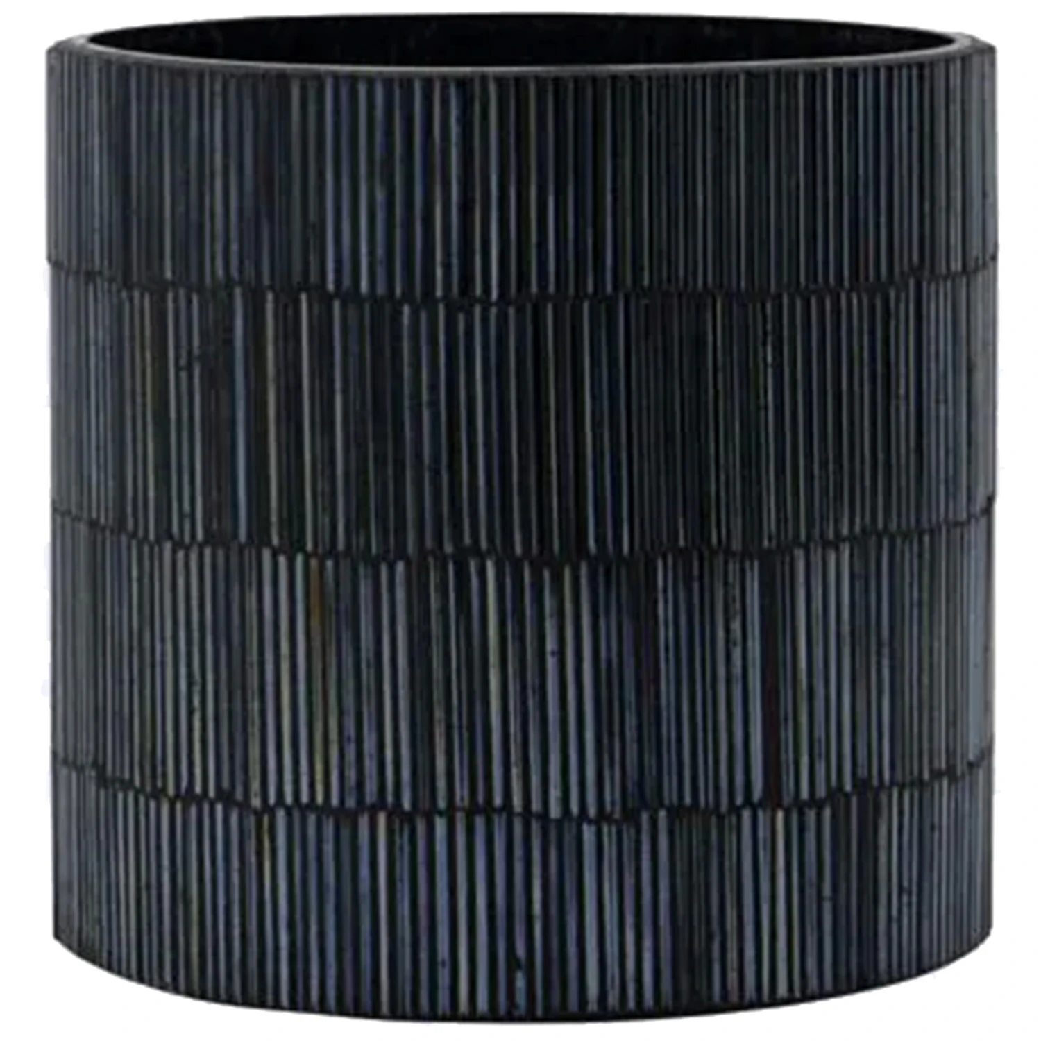 House Doctor Gara Lysestage 16 Cm - Lysestager Glas Sort - 209511024