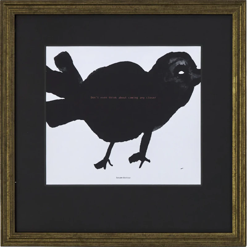 HDBird Maleri 40x40 cm, Sort