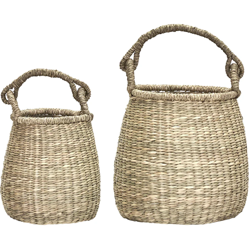 HDCesta Kurv Natur 2-pak