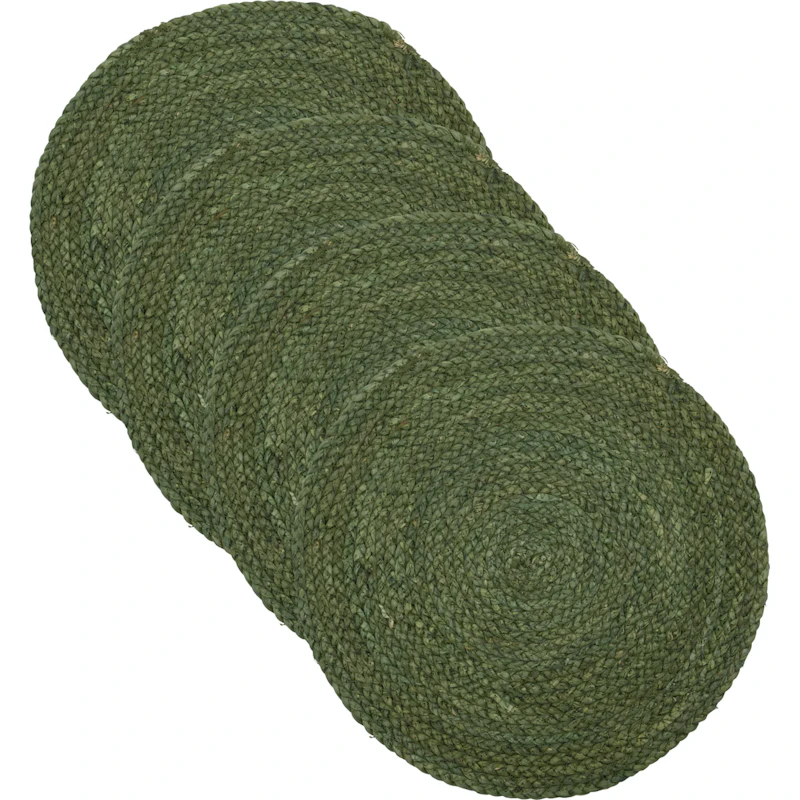 HDCircle Dækkeserviet 4-pak 38 cm, Grøn
