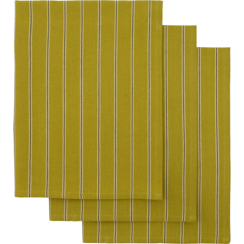 HDCook Viskestykke 55x75 cm 3-pak, Mustard