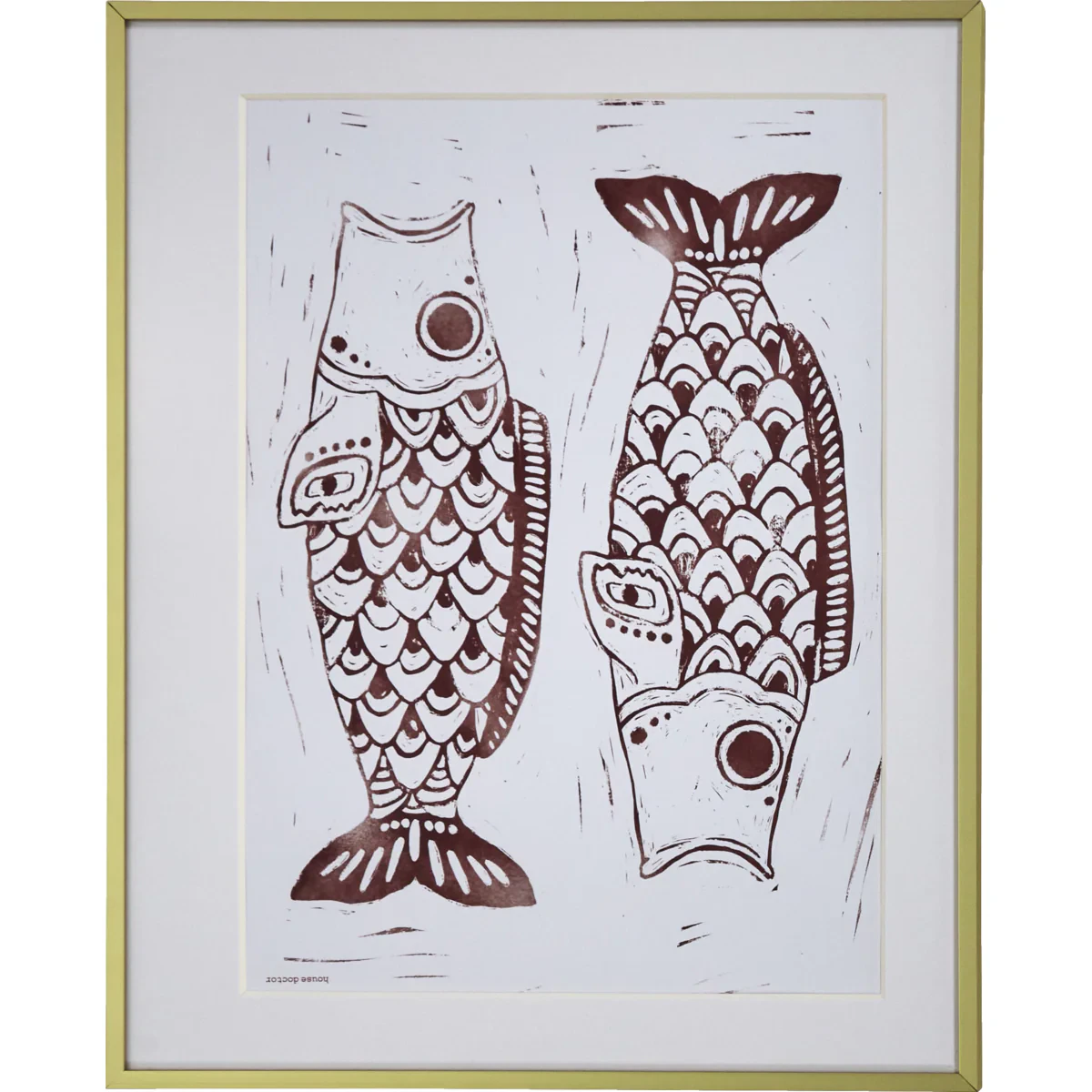 HDFish Maleri 40x50 cm, Bourgogne fra House Doctor | RoyalDesign.dk