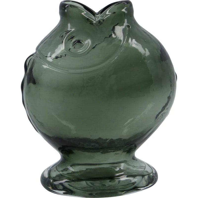 HDFish Vase 17,5 cm, Smoked Grey
