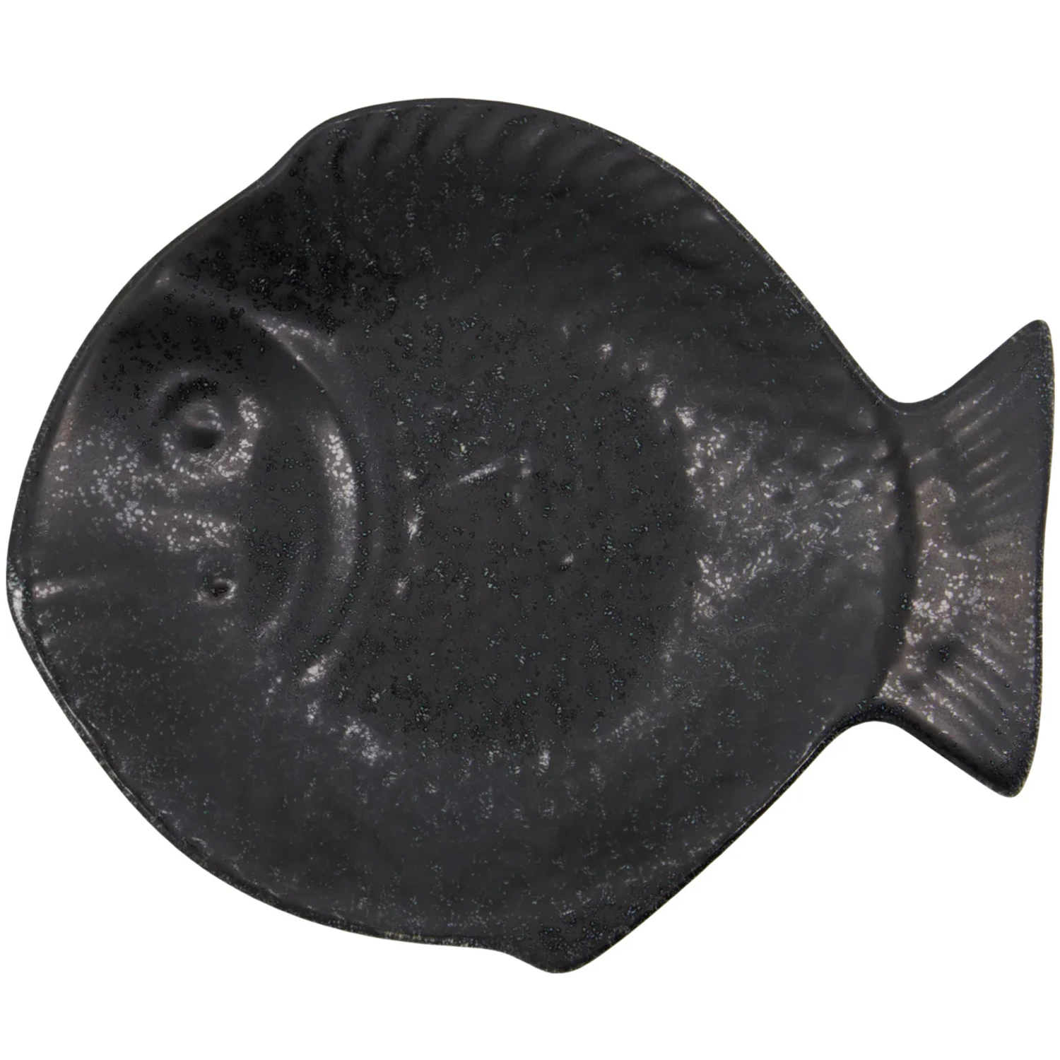 House Doctor Kala Serveringsfad Gr&aring;t - Serveringssk&aring;le Stent&oslash;j Sort - 267710001