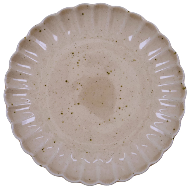 Scallop Tallerken Ø20 cm, Rosa