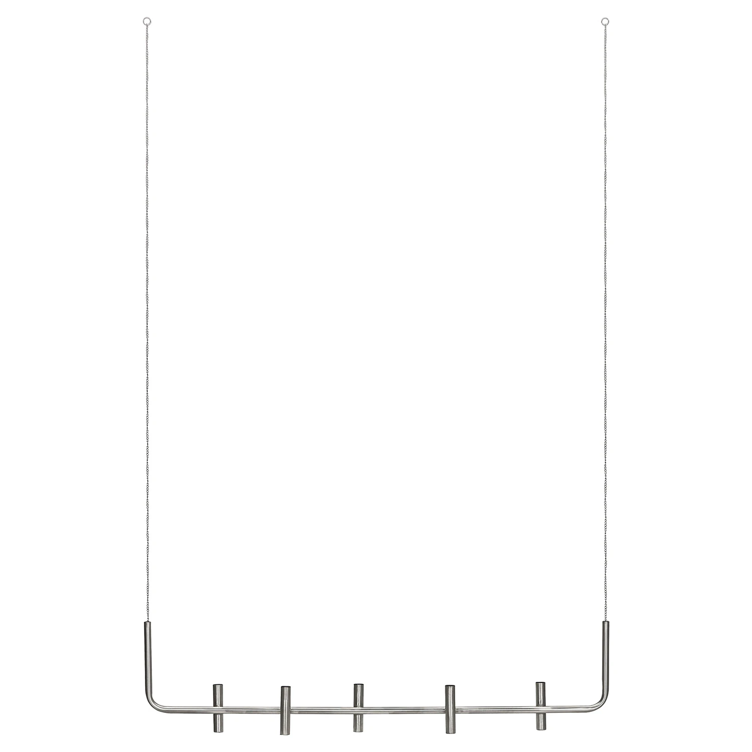 House Doctor Maxi Lysestage - Julepynt Jern Antique Silver - 203661129