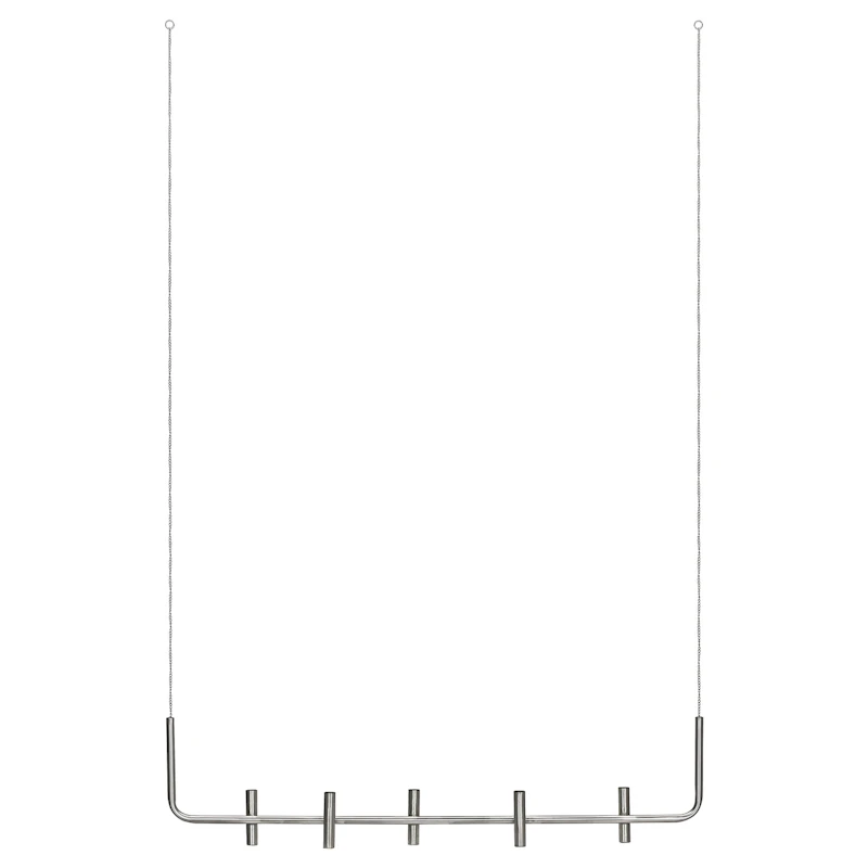 Maxi Lysestage, Antique Silver